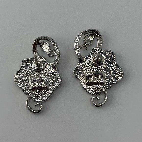 Abalone Shell Flower Stud Earrings - Picture 3 of 5